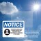 Signmission Hazardous Noise Area Hearing OSHA Notice Sign, Plastic, 10in W x 7in L, 2PK OS-2PACK-NS-P-710-L-13321 - alternate 6